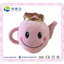 Unique Design Plush Pink Teapot Stuffed Educational Children Toy